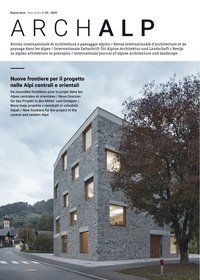 ArchAlp. Rivista internazionale di architettura e paesaggio alpino. Ediz. italiana e inglese
