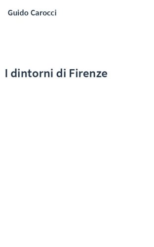 I dintorni di Firenze