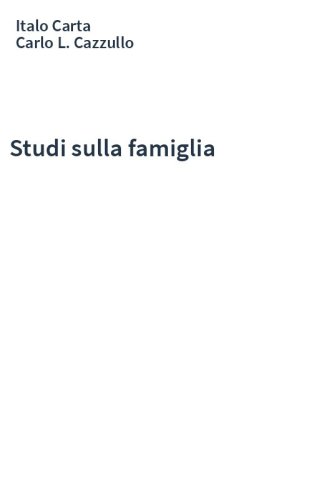 Studi sulla famiglia