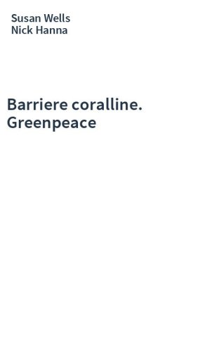 Barriere coralline. Greenpeace