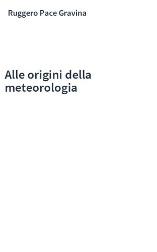 Alle origini della meteorologia