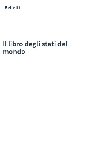 Il libro degli stati del mondo