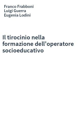 Il tirocinio nella formazione dell'operatore socioeducativo