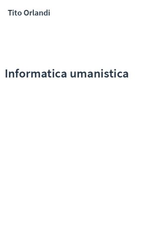 Informatica umanistica