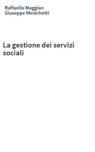 La gestione dei servizi sociali