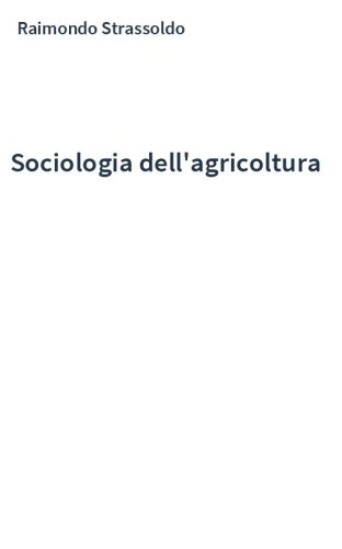 Sociologia dell'agricoltura