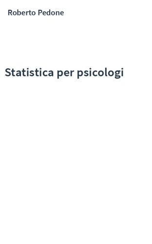 Statistica per psicologi