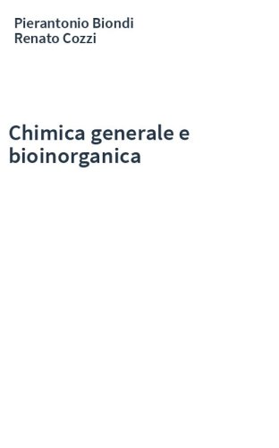 Chimica generale e bioinorganica