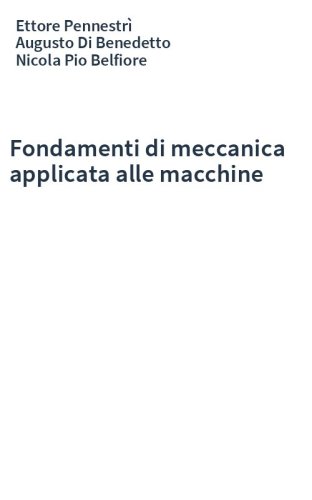 Fondamenti di meccanica applicata alle macchine