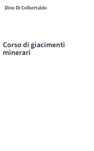 Corso di giacimenti minerari
