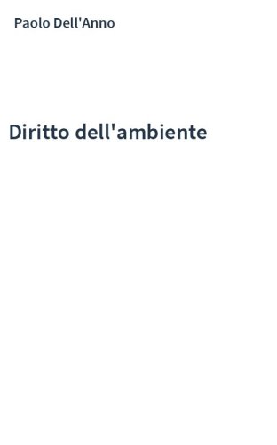 Diritto dell'ambiente