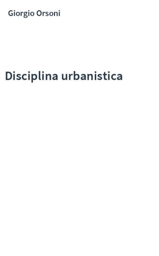 Disciplina urbanistica