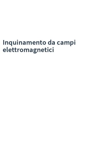 Inquinamento da campi elettromagnetici