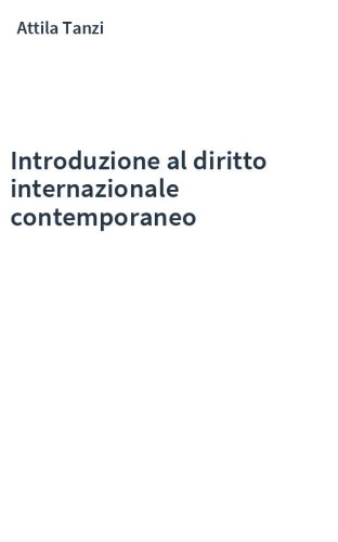 Introduzione al diritto internazionale contemporaneo