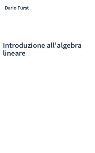 Introduzione all'algebra lineare