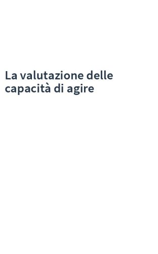 La valutazione delle capacità di agire