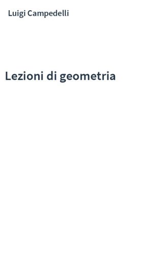 Lezioni di geometria