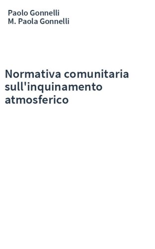 Normativa comunitaria sull'inquinamento atmosferico