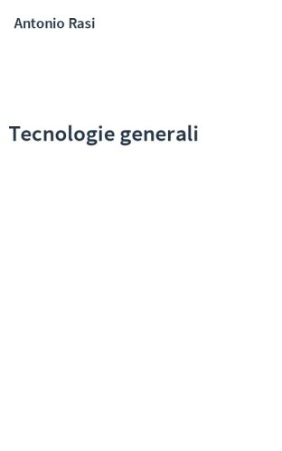Tecnologie generali