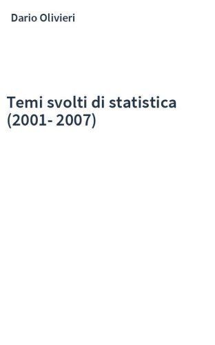 Temi svolti di statistica (2001-2007)