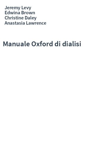 Manuale Oxford di dialisi