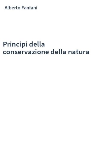 Principi della conservazione della natura