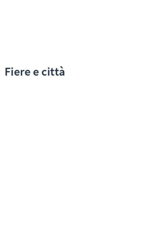 Fiere e città