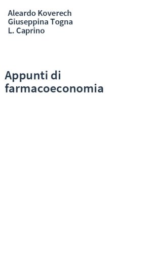 Appunti di farmacoeconomia