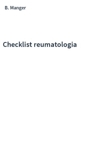 Checklist reumatologia