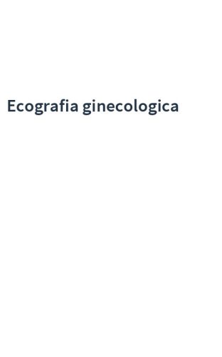 Ecografia ginecologica