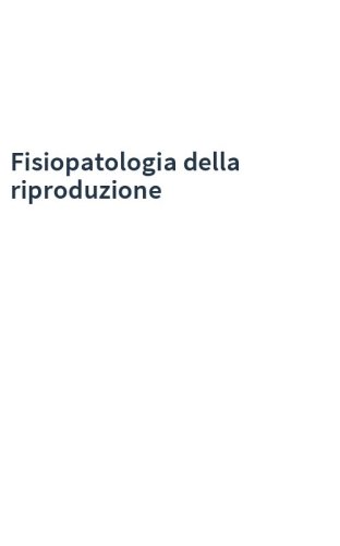 Fisiopatologia della riproduzione