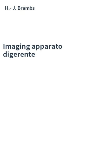 Imaging apparato digerente
