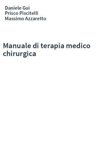 Manuale di terapia medico chirurgica