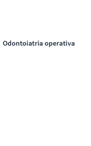 Odontoiatria operativa