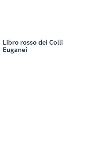 Libro rosso dei Colli Euganei