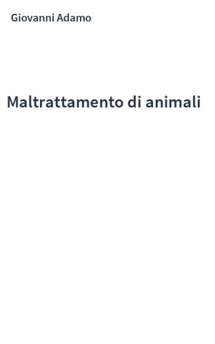 Maltrattamento di animali