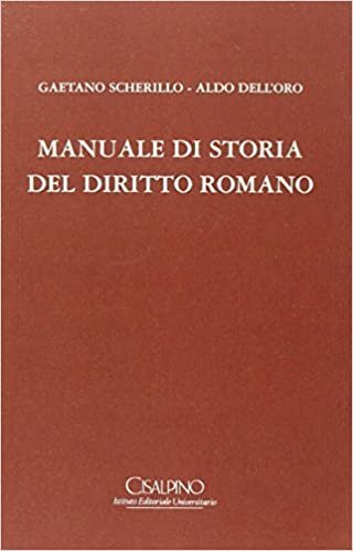 Manuale di storia del diritto romano