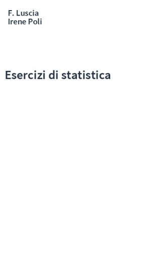 Esercizi di statistica
