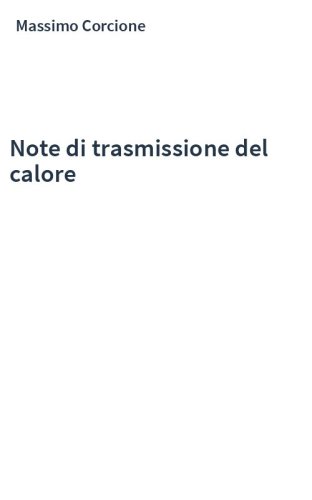 Note di trasmissione del calore