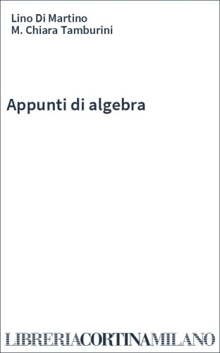Appunti di algebra