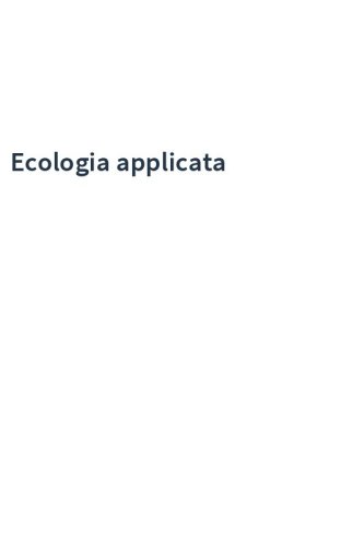Ecologia applicata