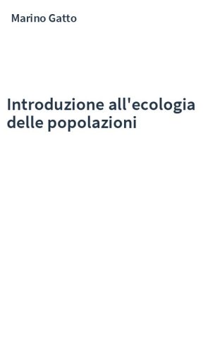Introduzione all'ecologia delle popolazioni