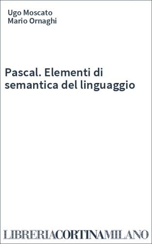 Pascal. Elementi di semantica del linguaggio