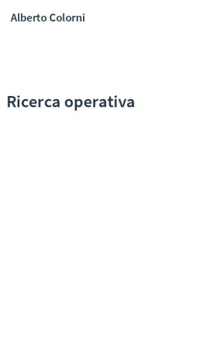 Ricerca operativa