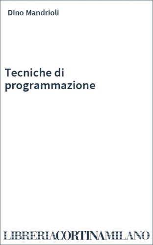 Tecniche di programmazione