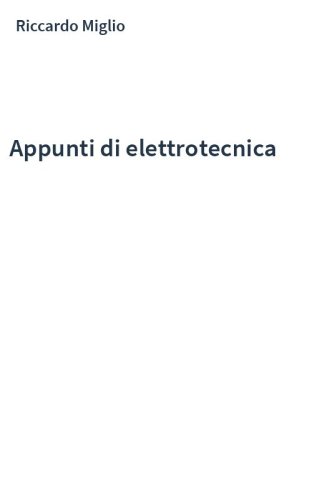Appunti di elettrotecnica