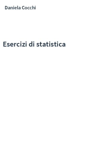 Esercizi di statistica