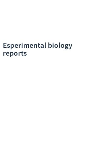 Esperimental biology reports