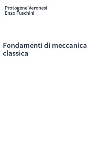 Fondamenti di meccanica classica