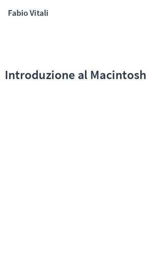 Introduzione al Macintosh